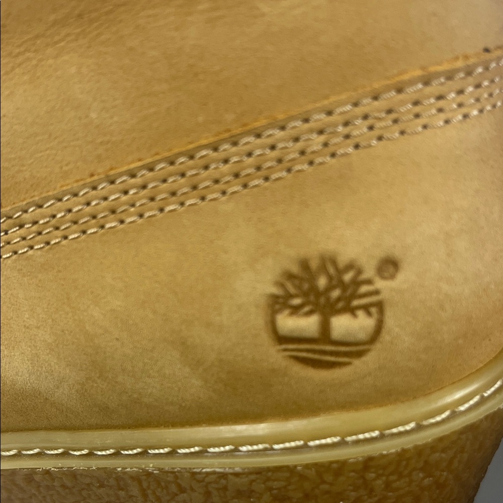 Timberland Women's Amston‎ 6 Inch Wheat Nubuck Wedge Heel Boots Size 8 - Picture 12 of 15